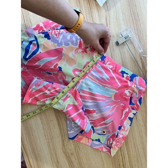 Lilly Pulitzer Pull On Shorts In Multi Playa Hermosa Sz Small - Picture 8 of 9